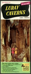 Luray Caverns, Virginia, vollfarbige Touristenbroschüre mit sechs Tafeln - Bild 1 von 3