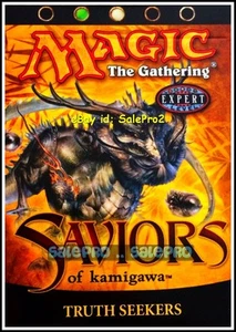 TRUTH SEEKERS magic SAVIORS OF KAMIGAWA WHITE GREEN RARE MTG SEALED STARTER DECK - Picture 1 of 2