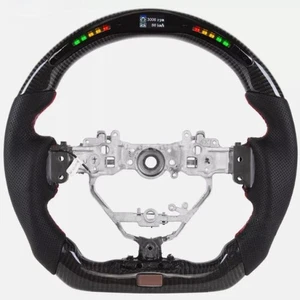 LED Carbon Fiber Steering Wheel For 2013-2020 LEXUS IS250 IS350 with Vibration - Picture 1 of 6