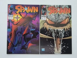SPAWN #2 & 4 Lot 1992 Todd McFarlane Image Comics NM - Picture 1 of 6