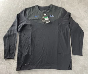 Nike On Field UCLA Bruins 1/4 Zip Pullover Herren XL schwarz NCAA Fußball neu neu mit Etikett - Bild 1 von 15