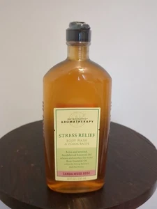 Bath & Body Works Aromatherapy Stress Relief Sandalwood Rose Body Wash SEALED - Picture 1 of 9