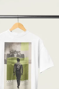 Camiseta Lando Norris, camiseta Lando Has Landed, camiseta del equipo de carreras, camiseta de piloto, NOR4, F1 - Imagen 1 de 3