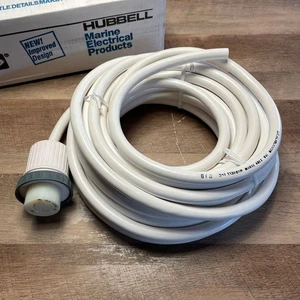 Hubbell Vorverdrahtetes Landstromkabel 15 m Kabel 16 A 230 V Landstromanschluss - Picture 1 of 3