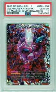 PSA 10 Villainous Counterstrike , 2019 Dragon ball super // S.8 Malicious Machin - Bild 1 von 2