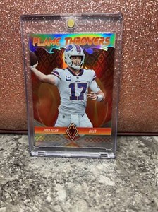 2022 Panini Phoenix JOSH ALLEN 📈 Flame Throwers Silver 🔥 #FT-9 Buffalo Bills