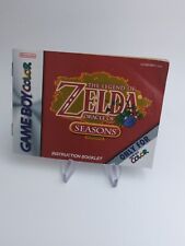 Legend of Zelda: Oracle of Seasons - Game Boy Color - 2001 - MANUAL ONLY
