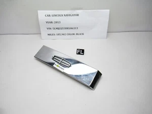 2007-2017 Lincoln Navigator Left Front Chrome Door Trim 7L7X-78208A55-A OEM - Foto 1 di 6