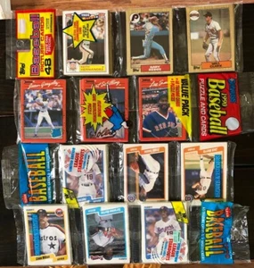 Will Clark und Juan Gonzalez Rookie-Karten auf Rack-Packs - Bild 1 von 1