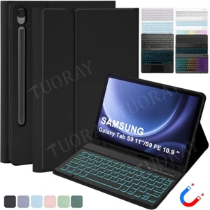 AU Bluetooth Keyboard Case Cover For Samsung Tab S10 FE 10.9" X520 X526 Tablet - Picture 1 of 75