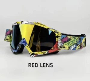 Mascherina Occhiali Per Moto Da Cross Enduro Quad Pit Bike Sci Snowboard - Imagen 1 de 1