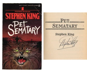 Stephen King ~ Signed Autographed "Pet Sematary" Book ~ PSA DNA - Picture 1 of 6