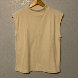 Adolfo Sport Women’s Sleeveless Shirt Size M White - Picture 1 of 6