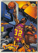 1993-94 Upper Deck The Mailman KARL MALONE Utah Jazz #508 Basketball Card