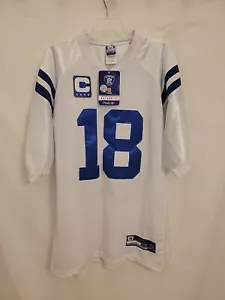 Peyton Manning NFL Football Jersey #18 New With Tags Captain Colts Quarterback - Picture 1 of 10