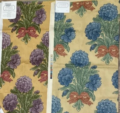 Osborne Little Fabric Samples Marigold 27" 2 Colors B7 - Image 1 of 4