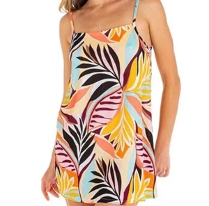 Hurley Verona Swimsuit Slip Mini Dress Medium - Picture 1 of 4