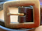 Vintage RL Est MCMLXVII RALPH LAUREN Leather Brass Belt Unisex 28 USA 2224700
