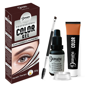 3 Stück/Los Augenbrauenfarbe & Wimpernfarbe Demure Color Gel Professional NEU