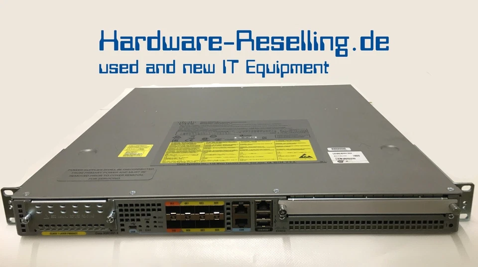 Cisco ASR1001-X Aggregation Servizio Router Con 2x Alimentatore - 4GB RAM 8GB - Immagine 1 di 3