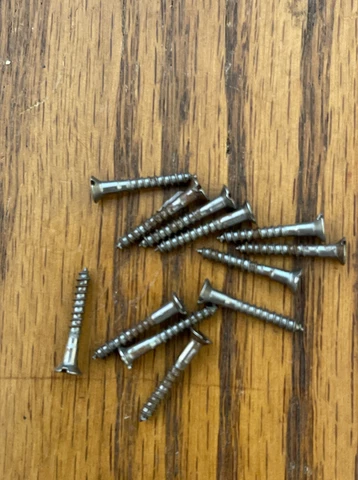 Wood Screws Flat Head Slotted # 2 X 5/8 Steel Plain Free Shipping Cover