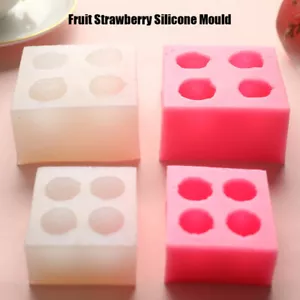Obst Erdbeere Silikonform Fondant Schokolade Gelee Herstellung Kuchen Werkzeug - Bild 1 von 16