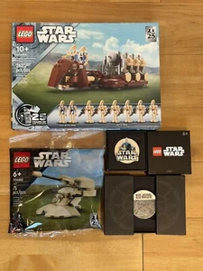 LEGO Star Wars May 4th, 2024 Bundle Troop Carrier, Yavin Coin, AAT, Insider Coin - Picture 1 of 5
