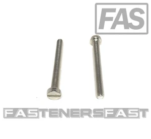 (25) M4-0.7 x40 Stainless Steel Slotted Cheese Head Machine Screw DIN84 A2 M4x40 - Picture 1 of 5