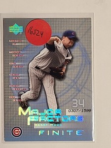 2003 Upper Deck Finite Major Factors #128 Kerry Wood Cubs /1599 Free Shipping!!