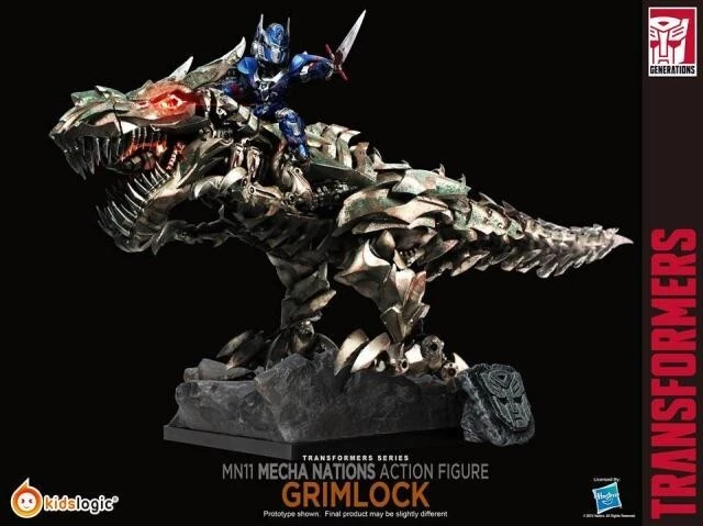 Kids Logic MN11 Mecha Nation Transformers AOE Grimlock Optimus Prime LED FIGURE - Image 1 of 4
