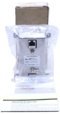 NUEVO L-Com HGLN-CAT6-HP ETHERNET PROTECTOR CONTRA RAYOS PARA ENTRADA DE EDIFICIOS Foto 1 de 2