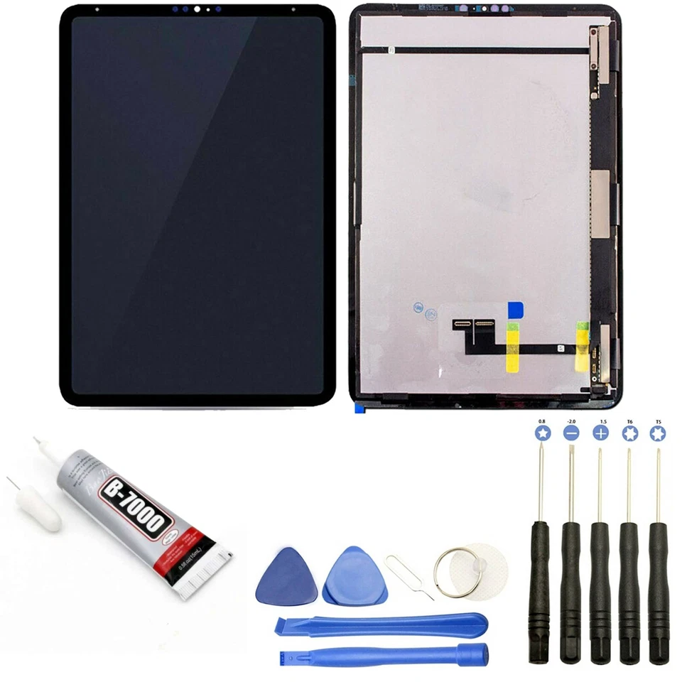 VISIODIRECT VITRE TACTILE+ ECRAN LCD POUR IPAD PRO 11" 2018 A1980 A2013 A1934 +OUTILS +COLLE