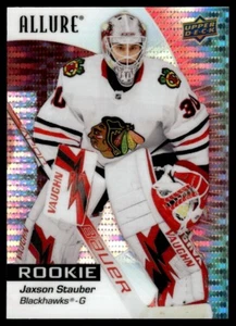 Jaxson Stauber Rookie Red Rainbow 2023-24 Upper Deck Allure #119 NHL Card - Picture 1 of 2