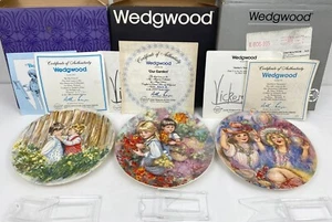 Platos coleccionables Wedgwood "My Memories" de Mary Vickers-Inglaterra, Bradford Exch - Imagen 1 de 13
