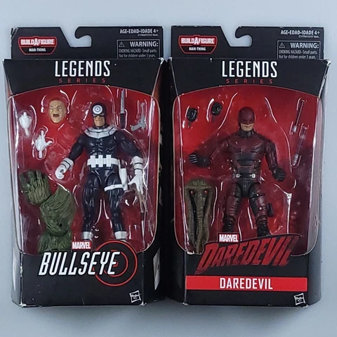 Marvel Legends DAREDEVIL & BULLSEYE 6 inch Figure 2-Pack Man-Thing BAF Rare Cover