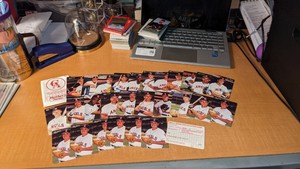 1995 Los Angeles Angels Mother's Cookies Card Lot Pack of 23 PLUS