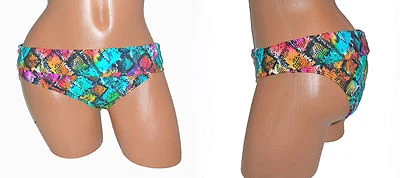 Roxy 全新黑色女式青少年 S M L 小号中号泳装比基尼 38 美元 4220 — 第 1/3 张图片