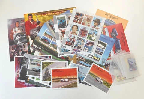 Special Unit! Automobiles, Cars, Racing, Auto - 16 Sheets, 15 S/S & 6 Sets MNH Cover