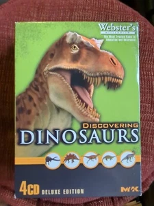 Webster's Millennium Deluxe Edition Discovering Dinosaurs 4 CDs. Earth Shaking. - Picture 1 of 3