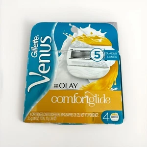 Gillette Venus Comfortglide 5 Blades Each, 4 Cartridges - NEW SEALED - Picture 1 of 2