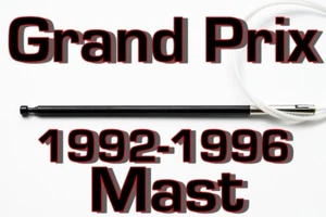 GRAND PRIX All BLACK Power Antenna MAST 1992-1996 NUEVO - Imagen 1 de 1
