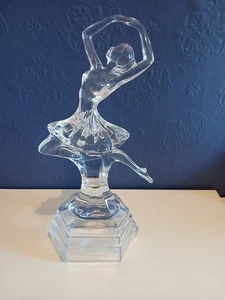 Ballerina Giselle Art Deco Style Italian Royal Crystal Rock figurine Dancing 217 - Picture 1 of 9