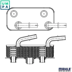 OIL COOLER AUTOMATIC TRANSMISSION CLC 180 000S FOR BMW N46 B20 CA 2.0L 4cyl 2.5L - Picture 1 of 9