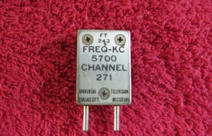 Radioaficionado 5700 KC kHz FT-243 Cristal PROBADO - Imagen 1 de 3