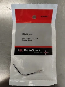 RadioShack Mini Lamp Bulb With 1-3/4in. Wire 6V 30mA 272-0057 - Picture 1 of 3