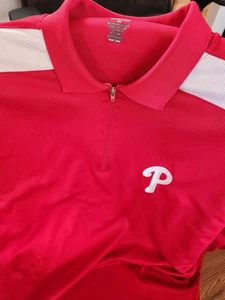 Men's Phillies Golf Shirt (lightly used)  6X! NON-SMOKING HOME!! FREE SHIPPING! - Picture 1 of 6