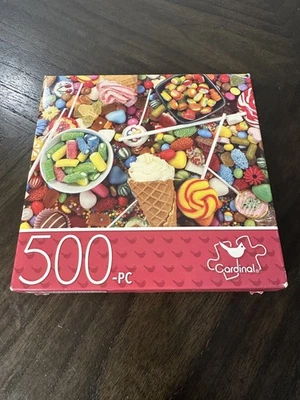 Rompecabezas 500 Piezas Mini Cardinal Marcas Dulces Caja Abierta Foto 1 de 4