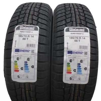 185 70 14 2x GISLAVED 185/70 R14 88T EuroFrost 6 Winterreifen 2021 VOLL - Bild 1 von 4