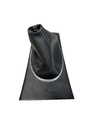 Manual Shifter Shift Boot Synthetic Leather for Honda Civic 2001-05 Gray Stitch - Image 1 of 4