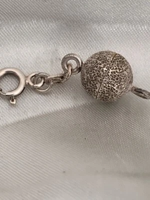 Kettenanhänger Für Bettelarmband Silber 925 Mit Kugel - Bild 1 von 2